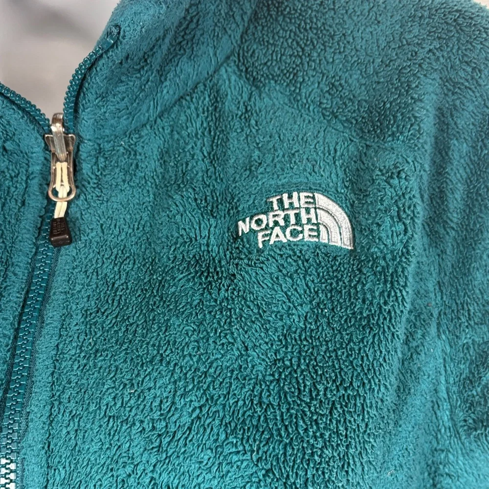 The North Face Women’s Teal Fleece Jacket size small - Picture 3 of 12